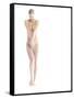 Nude Woman Covering Herself-null-Framed Stretched Canvas