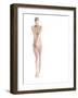 Nude Woman Covering Herself-null-Framed Photographic Print