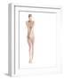 Nude Woman Covering Herself-null-Framed Photographic Print