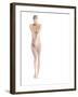 Nude Woman Covering Herself-null-Framed Photographic Print