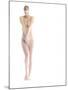 Nude Woman Covering Herself-null-Mounted Photographic Print