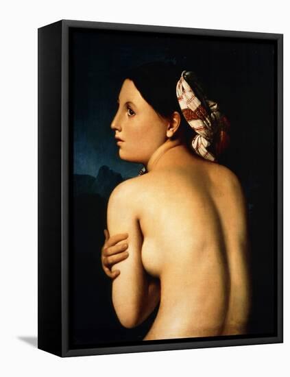 Nude Woman Displaying her Back, 1807-Jean-Auguste-Dominique Ingres-Framed Stretched Canvas