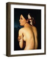 Nude Woman Displaying her Back, 1807-Jean-Auguste-Dominique Ingres-Framed Giclee Print