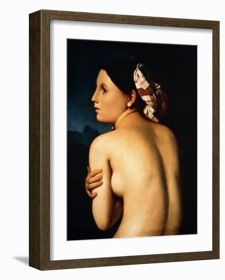 Nude Woman Displaying her Back, 1807-Jean-Auguste-Dominique Ingres-Framed Giclee Print