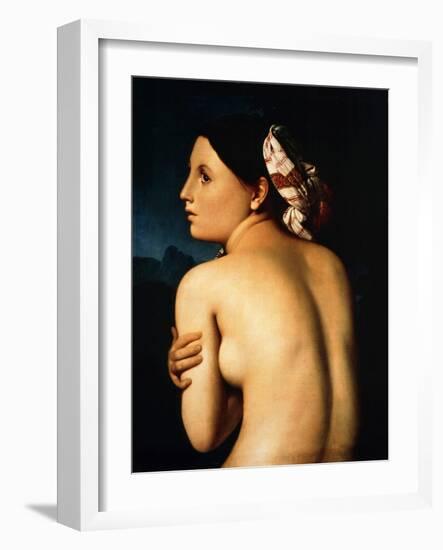 Nude Woman Displaying her Back, 1807-Jean-Auguste-Dominique Ingres-Framed Giclee Print