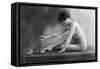 Nude Woman French Art Nouveau Chicks Photograph No.6 - France-Lantern Press-Framed Stretched Canvas