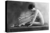 Nude Woman French Art Nouveau Chicks Photograph No.6 - France-Lantern Press-Stretched Canvas
