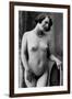 Nude Woman French Art Nouveau Photograph No.12 - France-Lantern Press-Framed Art Print