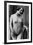 Nude Woman French Art Nouveau Photograph No.12 - France-Lantern Press-Framed Art Print