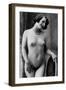Nude Woman French Art Nouveau Photograph No.12 - France-Lantern Press-Framed Art Print