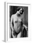 Nude Woman French Art Nouveau Photograph No.12 - France-Lantern Press-Framed Art Print