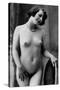 Nude Woman French Art Nouveau Photograph No.12 - France-Lantern Press-Stretched Canvas