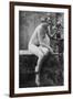 Nude Woman French Art Nouveau Photograph No.5 - France-Lantern Press-Framed Art Print