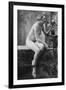 Nude Woman French Art Nouveau Photograph No.5 - France-Lantern Press-Framed Art Print