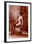 Nude Woman in Black Tights-null-Framed Art Print