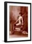 Nude Woman in Black Tights-null-Framed Art Print