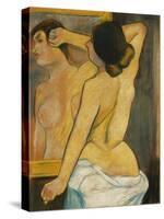 Nude Woman in Front of a Mirror; Femme Nue Devant Un Miroir, 1904-Suzanne Valadon-Stretched Canvas