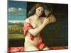 Nude Woman in Front of Mirror-Giovanni Bellini-Mounted Giclee Print