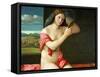 Nude Woman in Front of Mirror-Giovanni Bellini-Framed Stretched Canvas