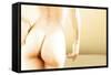 Nude Woman's Buttocks, Computer Artwork-Christian Darkin-Framed Stretched Canvas