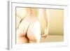 Nude Woman's Buttocks, Computer Artwork-Christian Darkin-Framed Premium Photographic Print