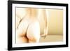 Nude Woman's Buttocks, Computer Artwork-Christian Darkin-Framed Photographic Print