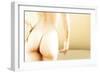 Nude Woman's Buttocks, Computer Artwork-Christian Darkin-Framed Photographic Print