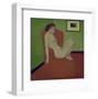 Nude Woman Sitting on a Chair-Félix Vallotton-Framed Giclee Print