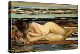 Nude Woman Sleeping; Nu Allonge-Henri Lebasque-Stretched Canvas