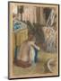 Nude Woman, Squatting, From Behind-Edgar Degas-Mounted Art Print