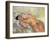 Nude Woman with a Fan-Henri Lebasque-Framed Giclee Print