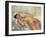 Nude Woman with a Fan-Henri Lebasque-Framed Giclee Print