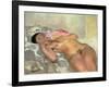 Nude Woman with a Fan-Henri Lebasque-Framed Giclee Print