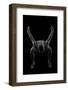 Nude woman with tattoos posing-Panoramic Images-Framed Photographic Print