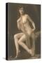 Nude Woman with Wrap-null-Stretched Canvas