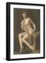 Nude Woman with Wrap-null-Framed Art Print