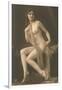 Nude Woman with Wrap-null-Framed Art Print