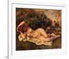 Nude-Pierre-Auguste Renoir-Framed Art Print