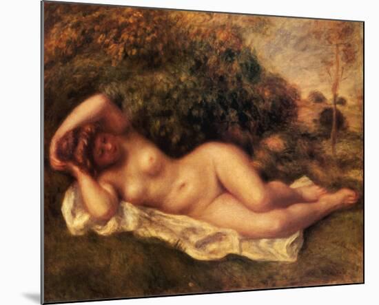 Nude-Pierre-Auguste Renoir-Mounted Art Print