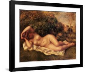 Nude-Pierre-Auguste Renoir-Framed Art Print