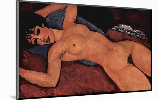 Nude-Amedeo Modigliani-Mounted Art Print