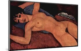 Nude-Amedeo Modigliani-Mounted Art Print