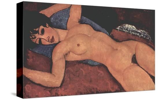 Nude-Amedeo Modigliani-Stretched Canvas