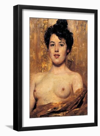 Nude-Cesare Tallone-Framed Art Print