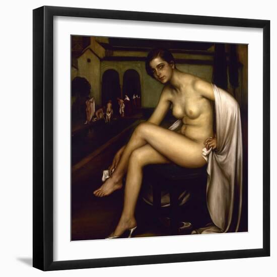 Nude-Julio Romero de Torres-Framed Giclee Print