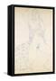 Nude-Gustav Klimt-Framed Stretched Canvas