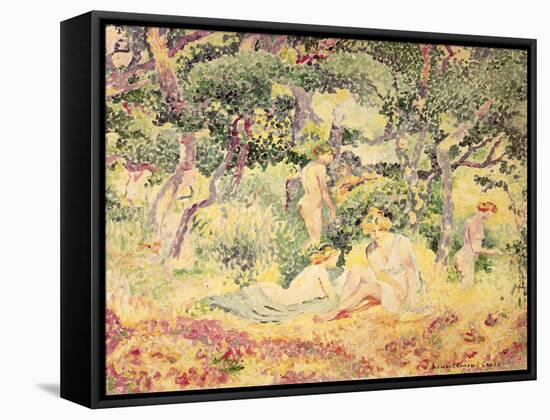 Nudes in a Wood, 1905-Henri Edmond Cross-Framed Stretched Canvas