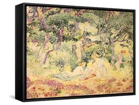 Nudes in a Wood, 1905-Henri Edmond Cross-Framed Stretched Canvas