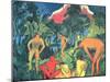 Nudes in the Sun, Moritzburg-Ernst Ludwig Kirchner-Mounted Giclee Print