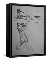 Nudes of Female-Nobu Haihara-Framed Stretched Canvas